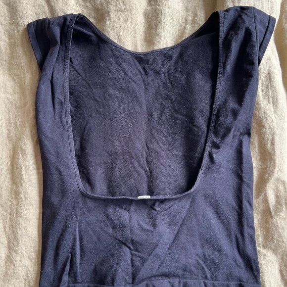 Free People Low-Back Seamless Tee - Picture 3 of 4